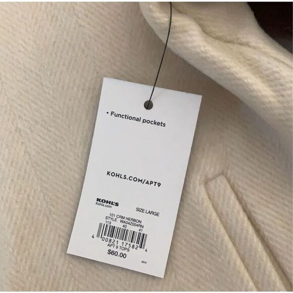 NWT Winter White Moto Jacket - Picture 5 of 8